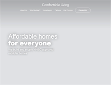 Tablet Screenshot of comfortableliving.co.uk